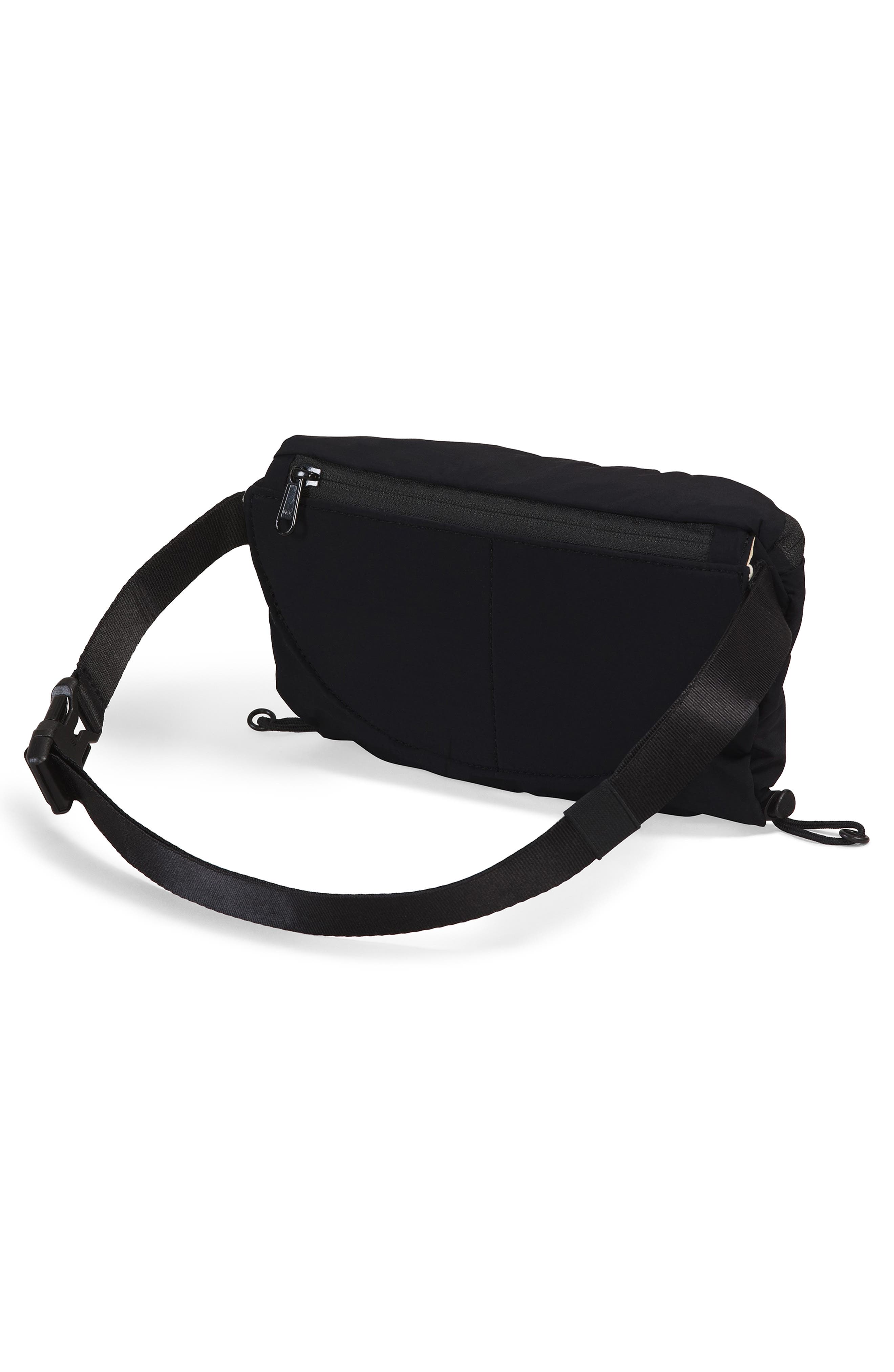 The North Face Never Stop Lumbar Belt Bag, Alternate, color, Tnf Black-Npf