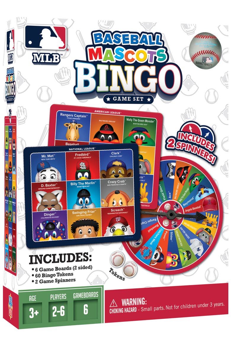 MLB - Mascots Bingo Game, Main, color, Multicolor