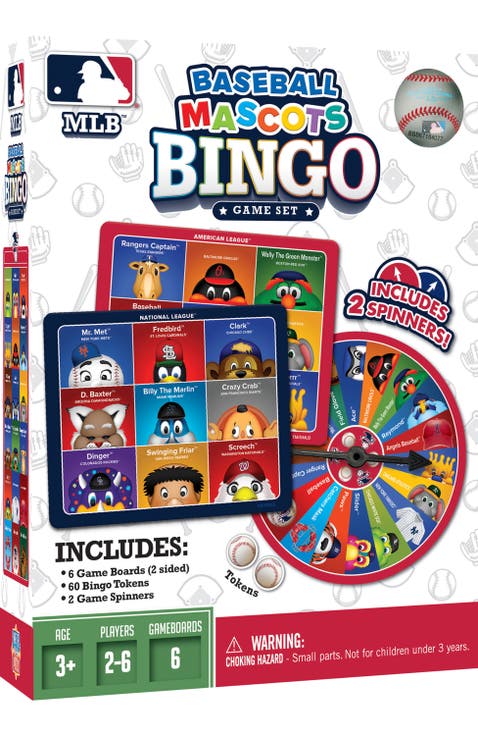 MLB - Mascots Bingo Game