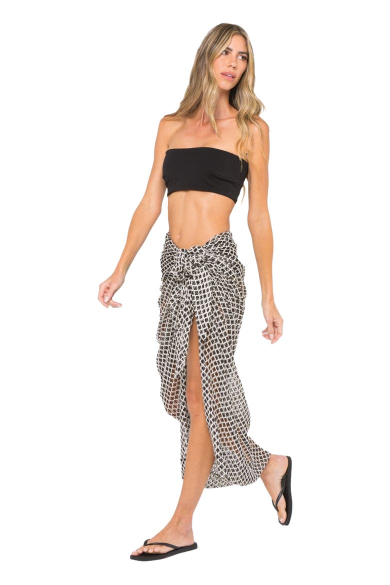 Sorrento Skirt, Alternate, color, Black/Champagne