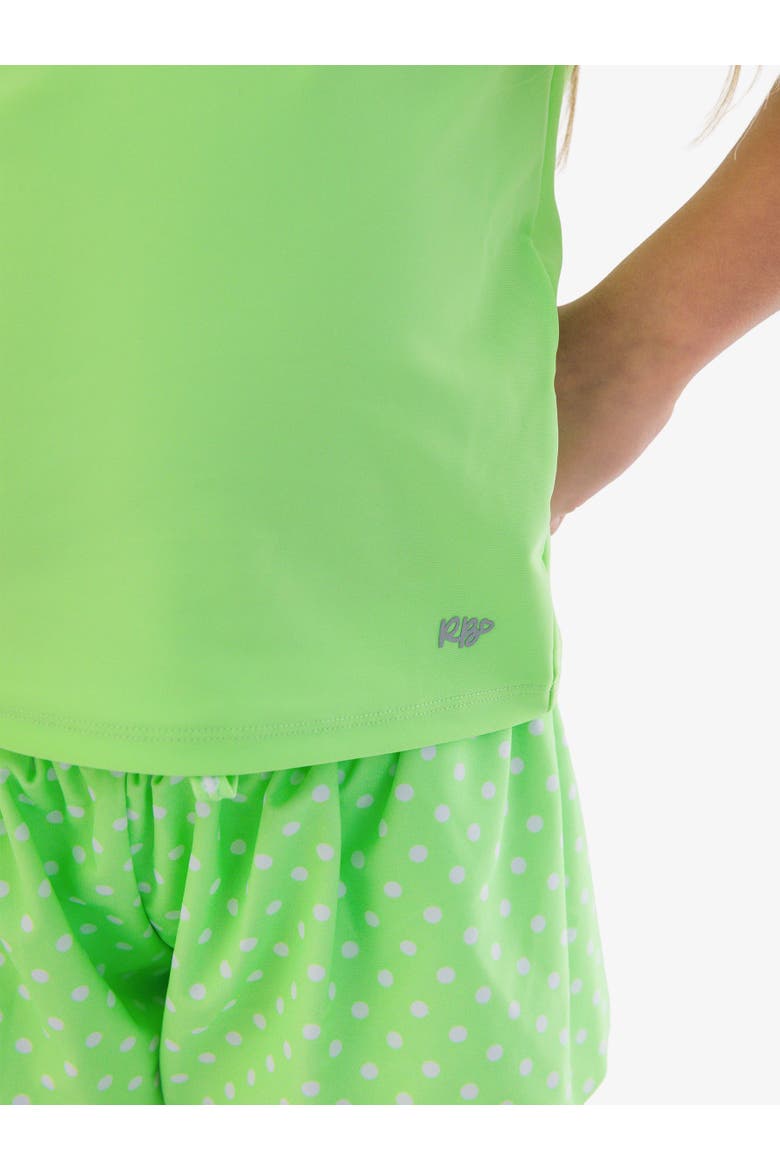 UPF50 Active Raglan Bow Shirt, Alternate, color, Neon Honeydew