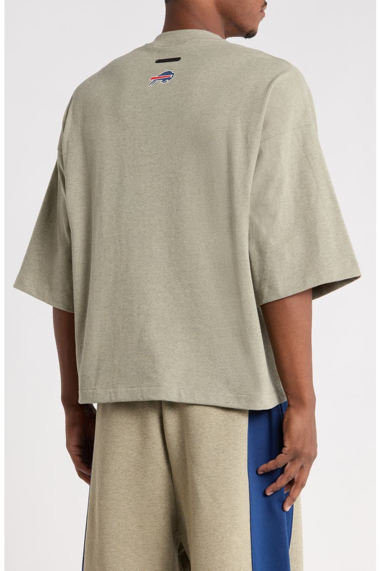 Buffalo Bills Merch Oversize Cotton Graphic T-Shirt, Alternate, color, HEATHER GREY