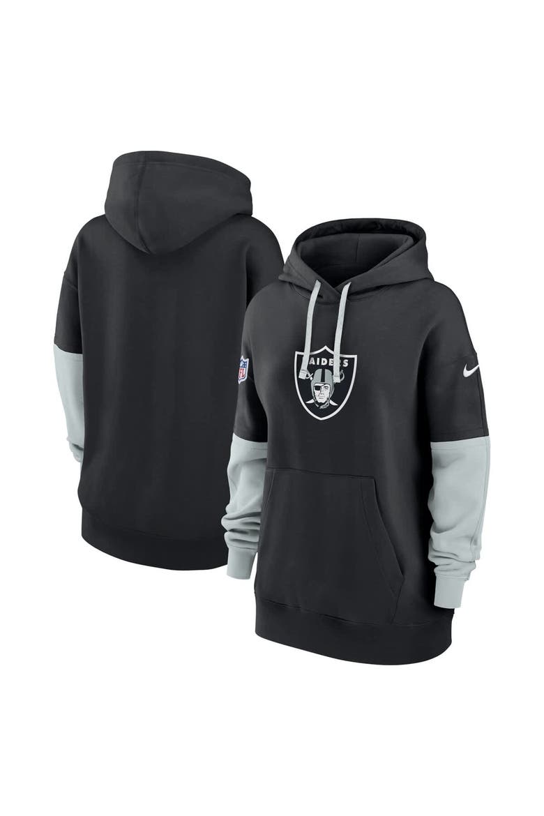 Women's Nike Black Las Vegas Raiders Sideline Essential Hoodie, Main, color, Black