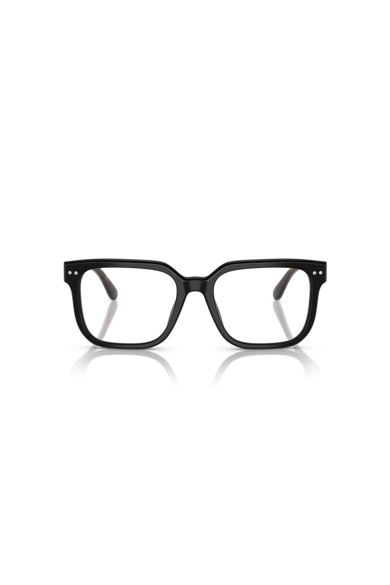 53mm Rectangle optical glasses, Alternate, color, Black