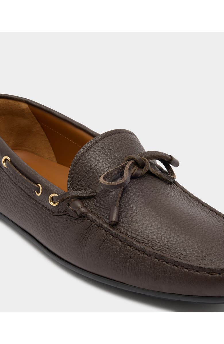 Bally Clay Driver in Grained Deer Leather, Alternate, color, Ebano 21