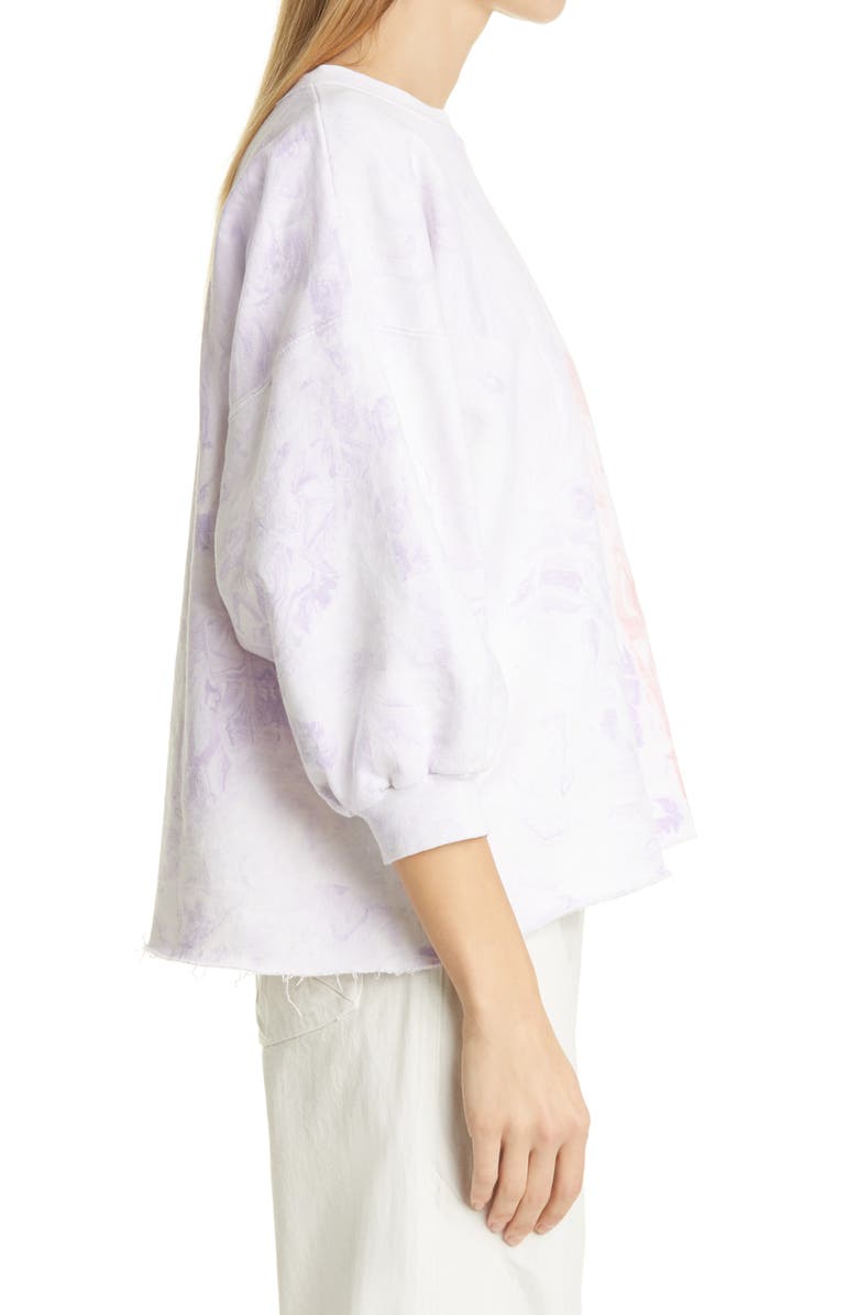 Rachel Comey Fond Swirl Print Sweatshirt, Alternate, color,