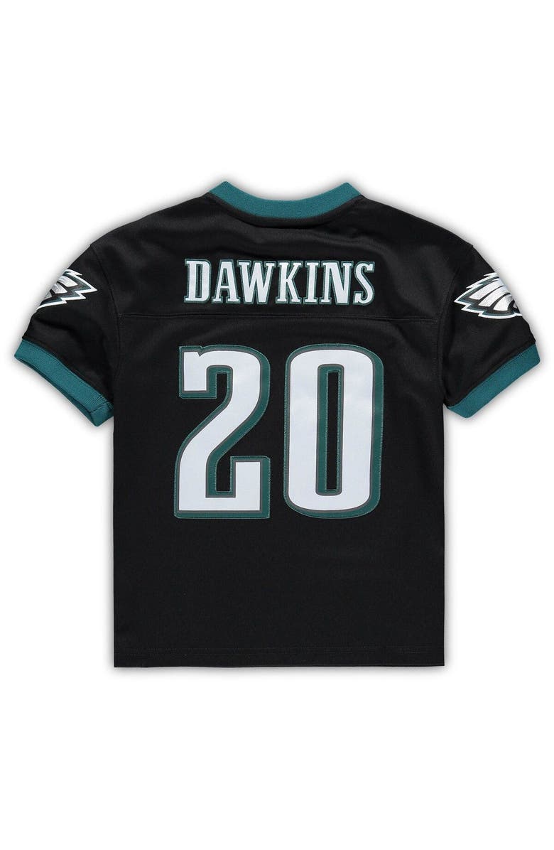 Mitchell & Ness Preschool Mitchell & Ness Brian Dawkins Black Philadelphia Eagles Retired Legacy Jersey, Alternate, color, Black
