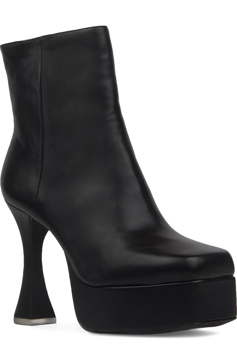 BLACK SUEDE STUDIO Krista Platform Bootie, Main, color,