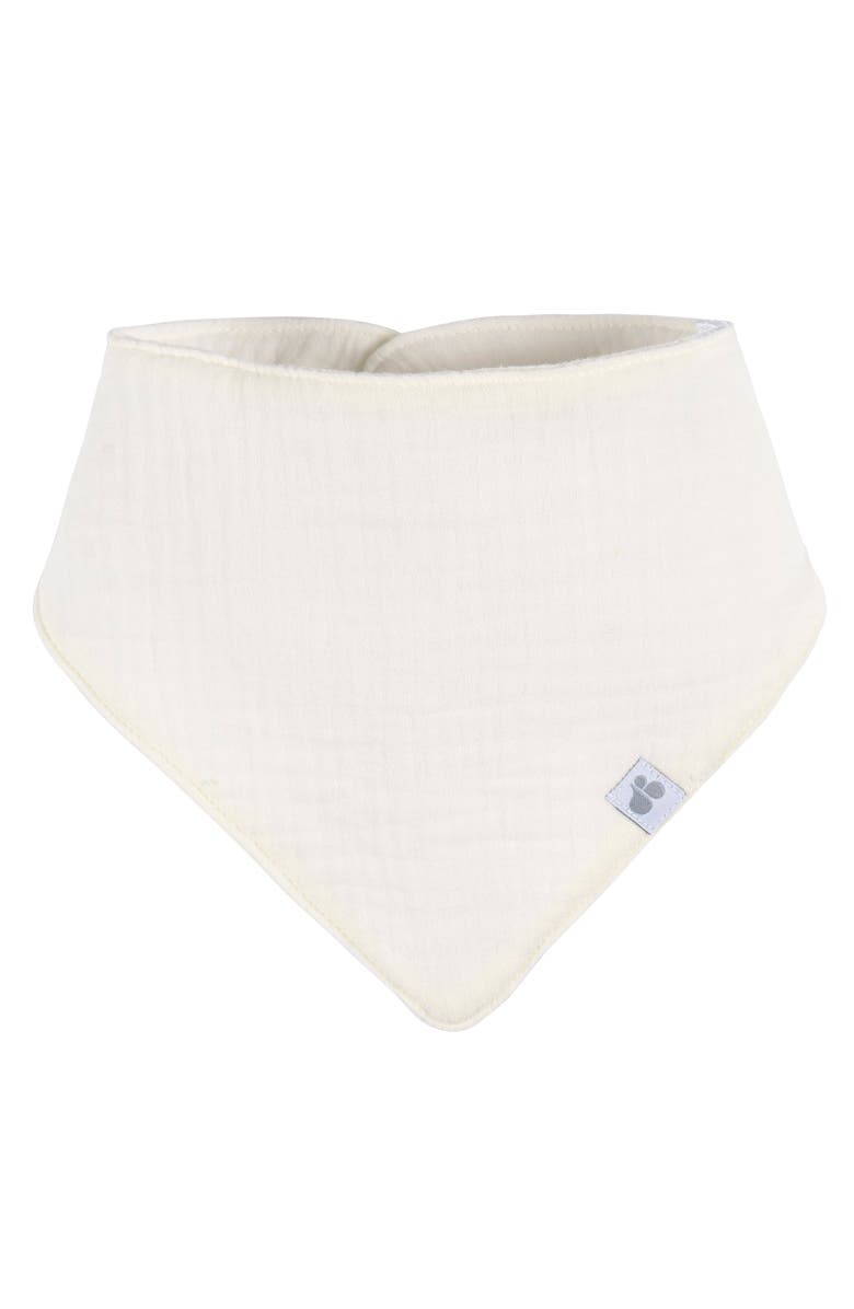 Just Born Muslin Bandana Bibs 4-Pack Neutral Colors, Alternate, color, Tans