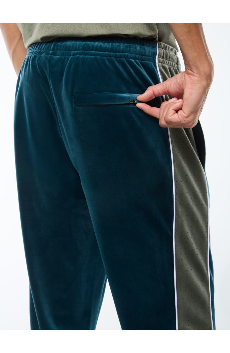 Sergio Tacchini Forato Velour Track Pant, Alternate, color, Mediterranea