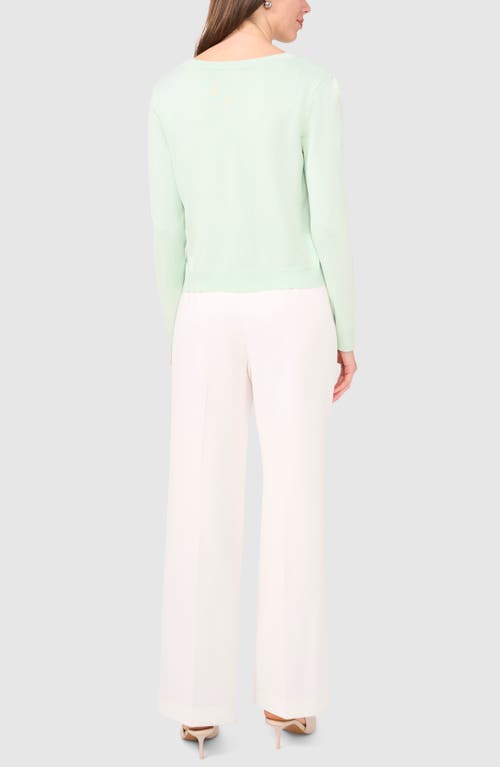Halogenr Halogen(r) V-neck Cardigan In Mint Creme