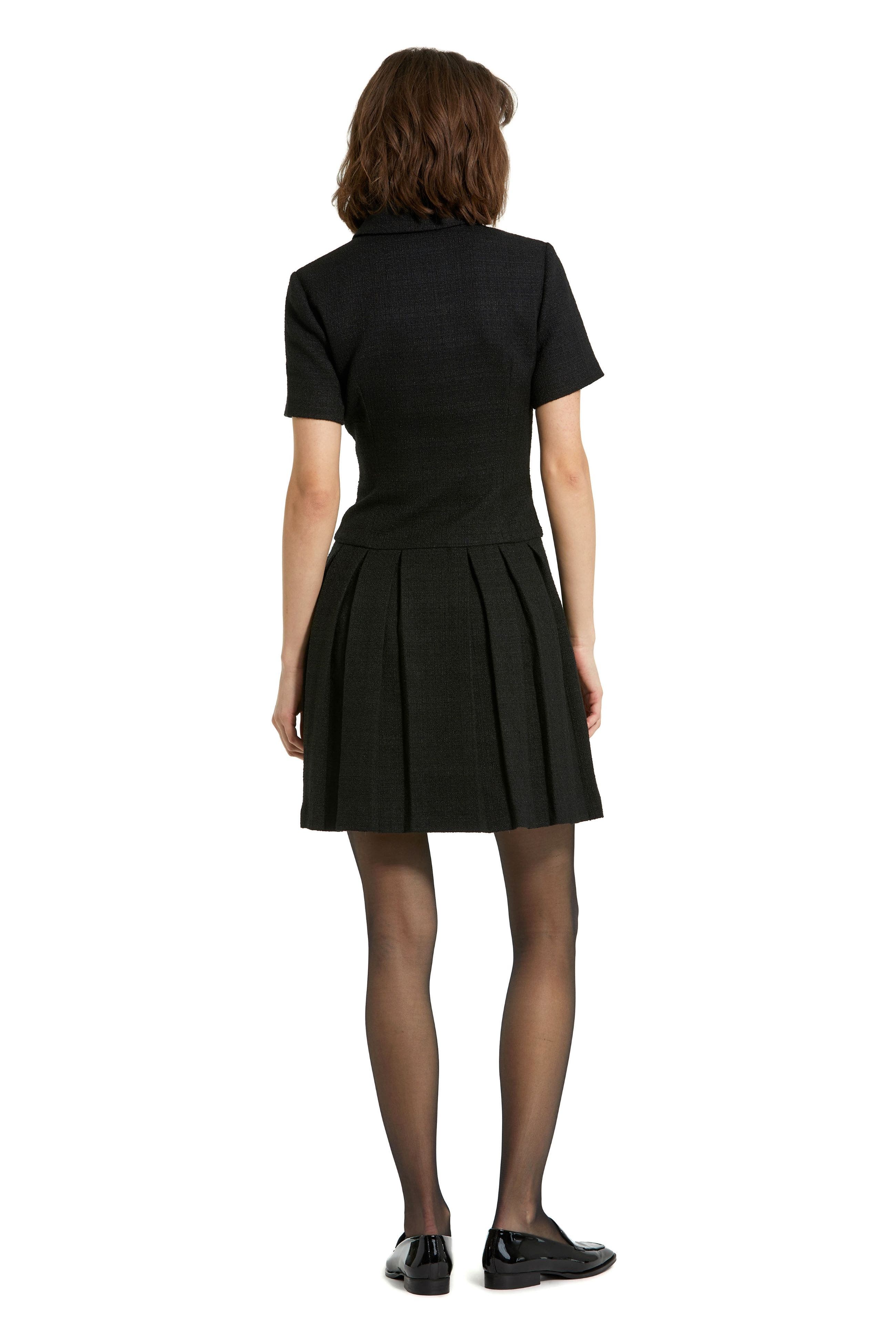 Tweed Short Sleeve Blazer Mini Dress - image 2