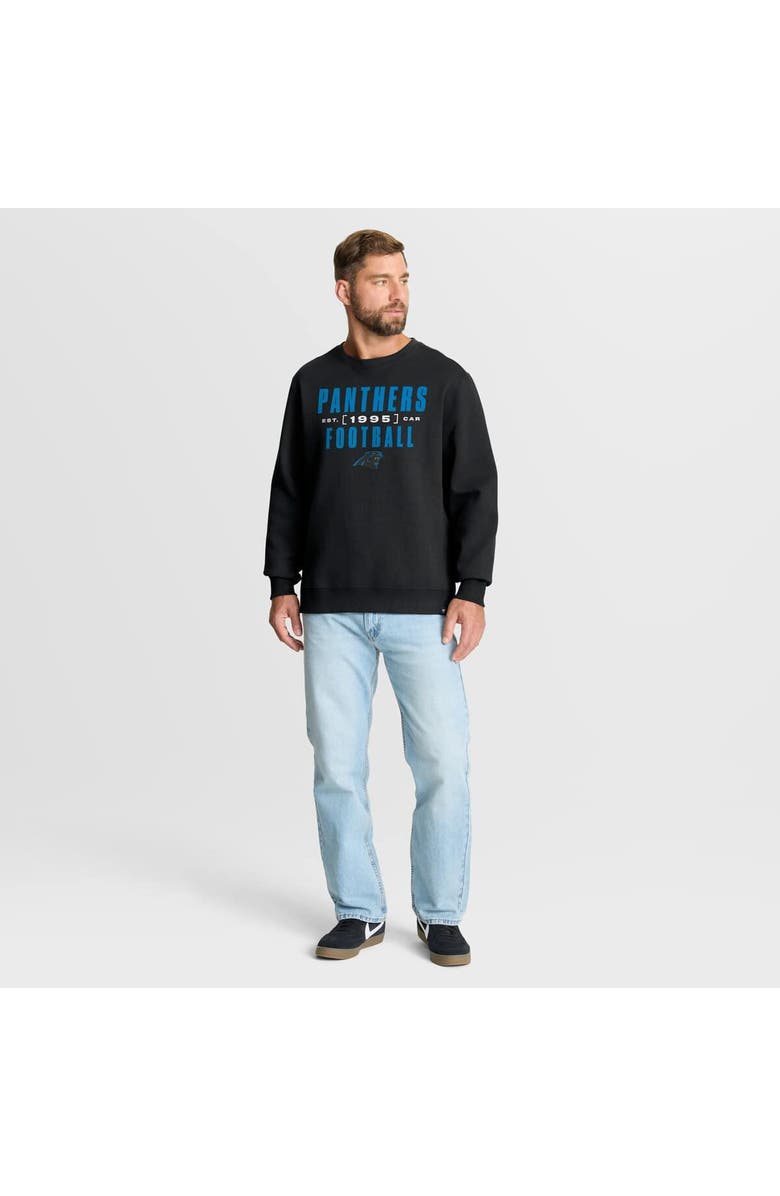 FANATICS Men's Fanatics Black Carolina Panthers Powerful Throw Legacy Pullover Sweatshirt, Alternate, color, Black