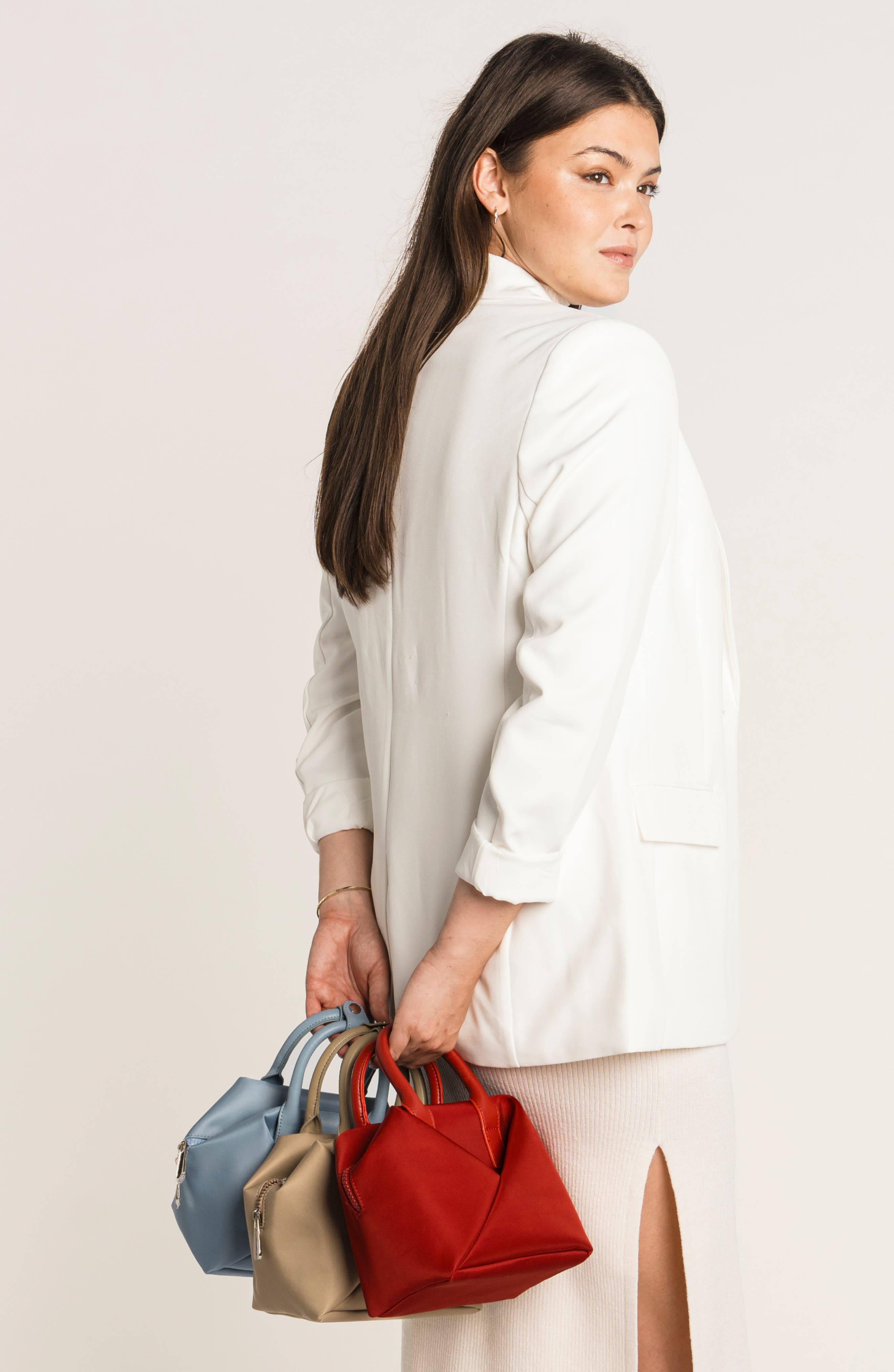 Lux and Nyx Small Origami Crossbody Tote and Handbag For Women, Alternate, color, Black + Gold