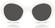 Prada 53mm Round Sunglasses
