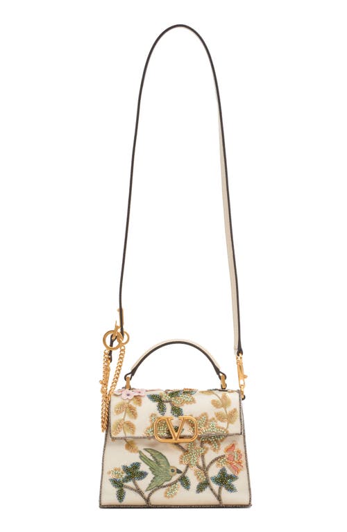 Valentino Garavani Mini Vsling Embellished Top Handle Bag