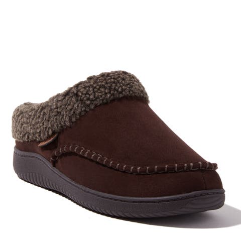 Marshall Microsuede Moccasin Toe Clog Slipper (Men)