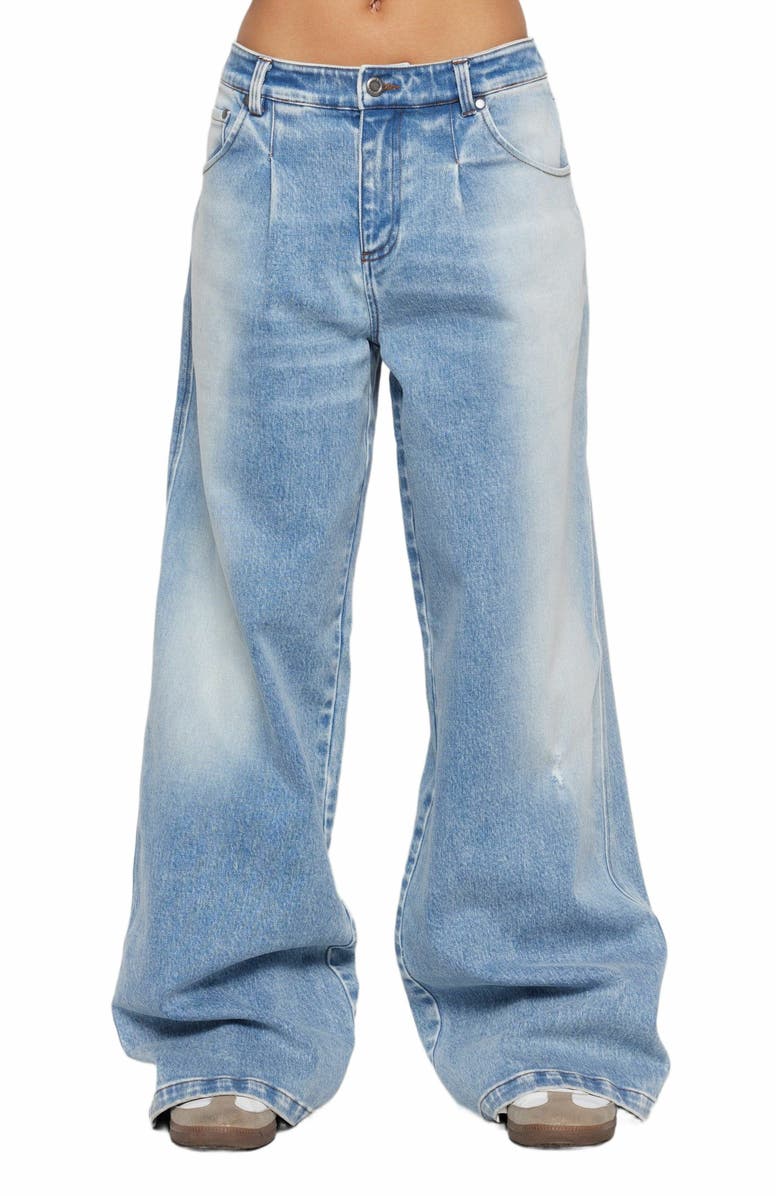 Samii Ryan | Smiley Denim Pants , Blue , Small , 2, Main, color, Blue