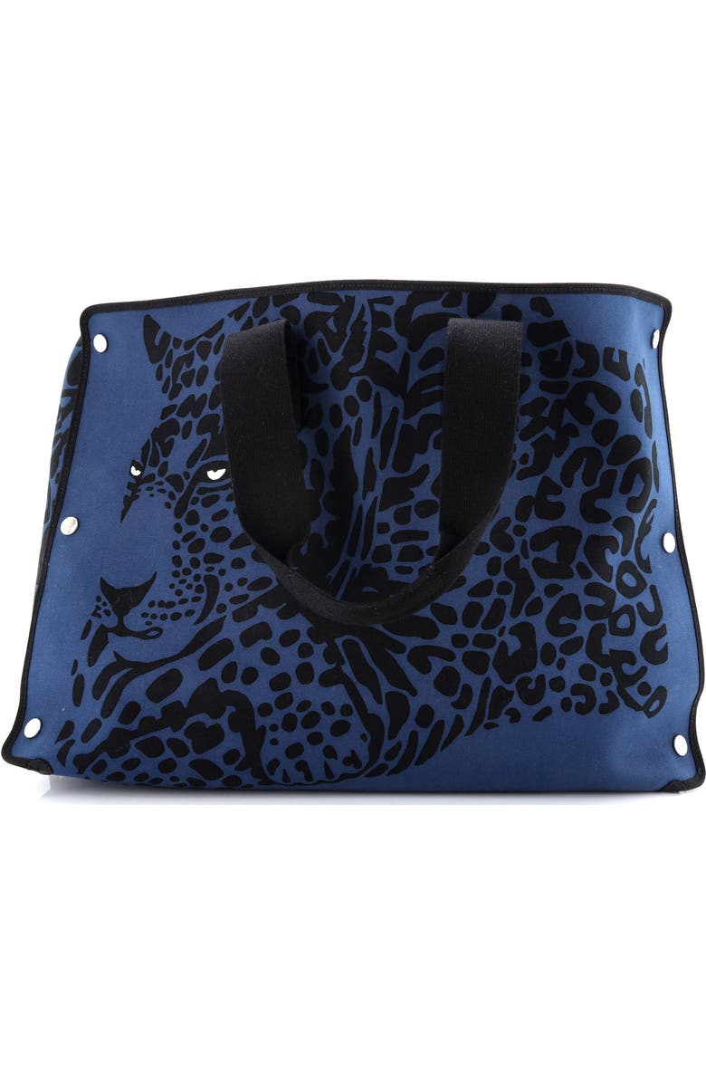 Pre-Owned Hermes Beach Tote Printed Toile Large, Main, color,