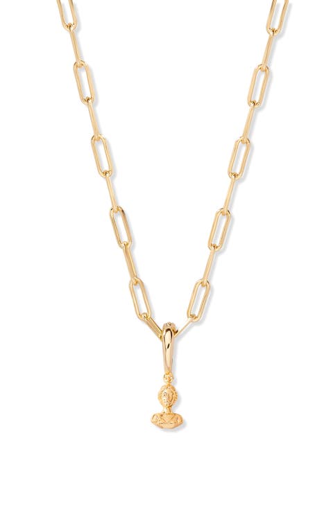 Aries Zodiac Charm Paperclip Necklace