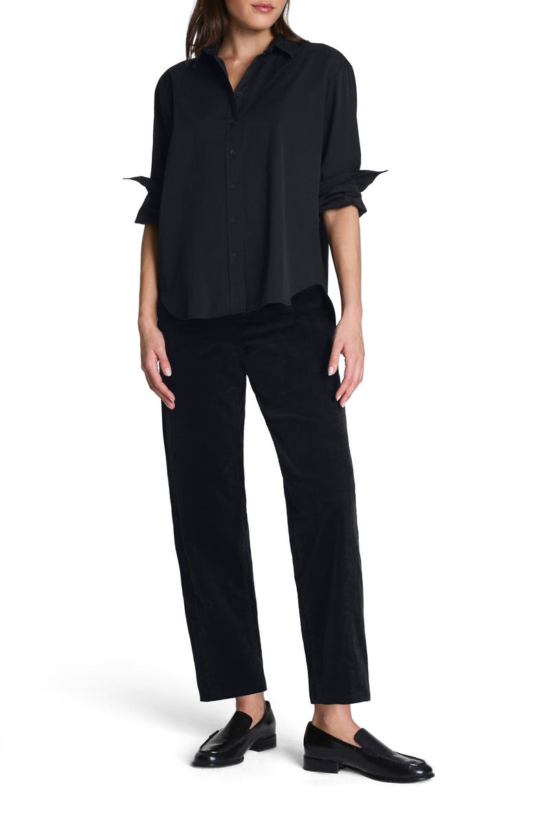 SPANX<sup>®</sup> Corduroy Barrel Pants, Alternate, color, Classic Black