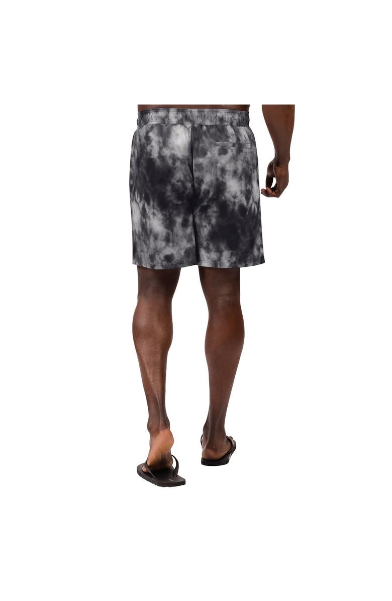 G-III SPORTS BY CARL BANKS Men's G-III Sports by Carl Banks Black Las Vegas Raiders Change Up Volley Swim Trunks, Alternate, color, Black