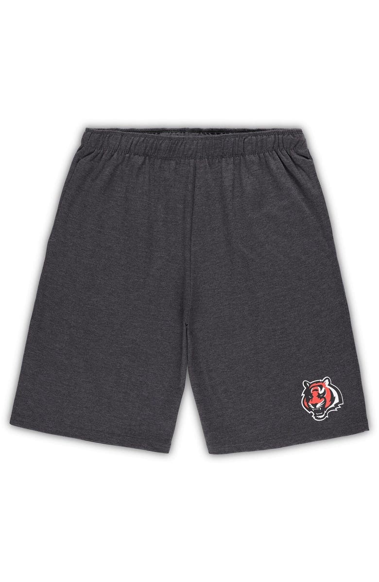 CONCEPTS SPORT Men's Concepts Sport White/Charcoal Cincinnati Bengals Big & Tall T-Shirt and Shorts Set, Alternate, color, White