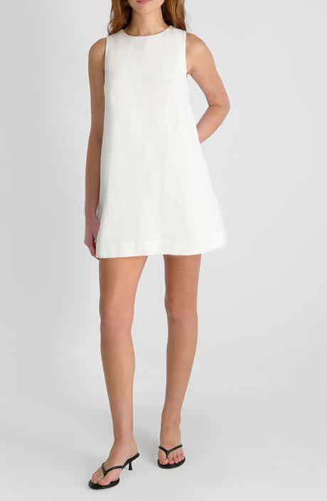 Copper Sleeveless Shift Minidress