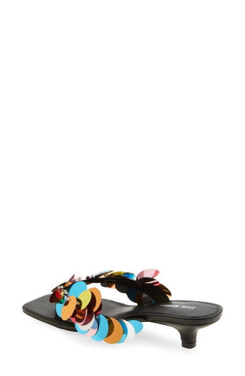 Steve Madden Tracie Pailette Flip Flop In Multi