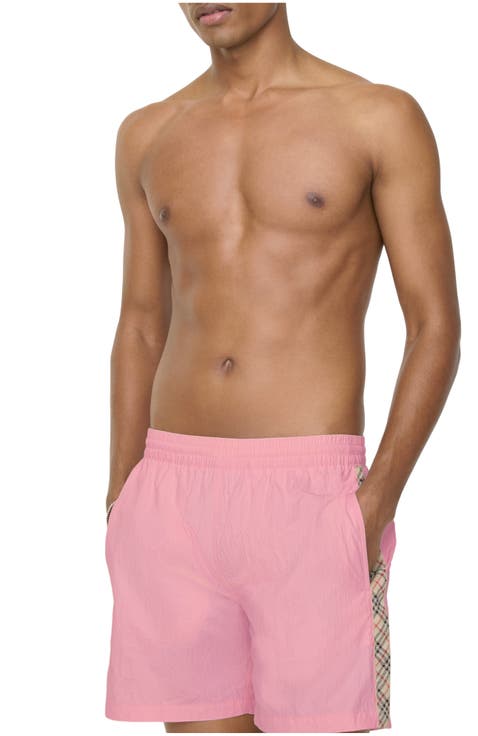 Check Trim Swim Shorts