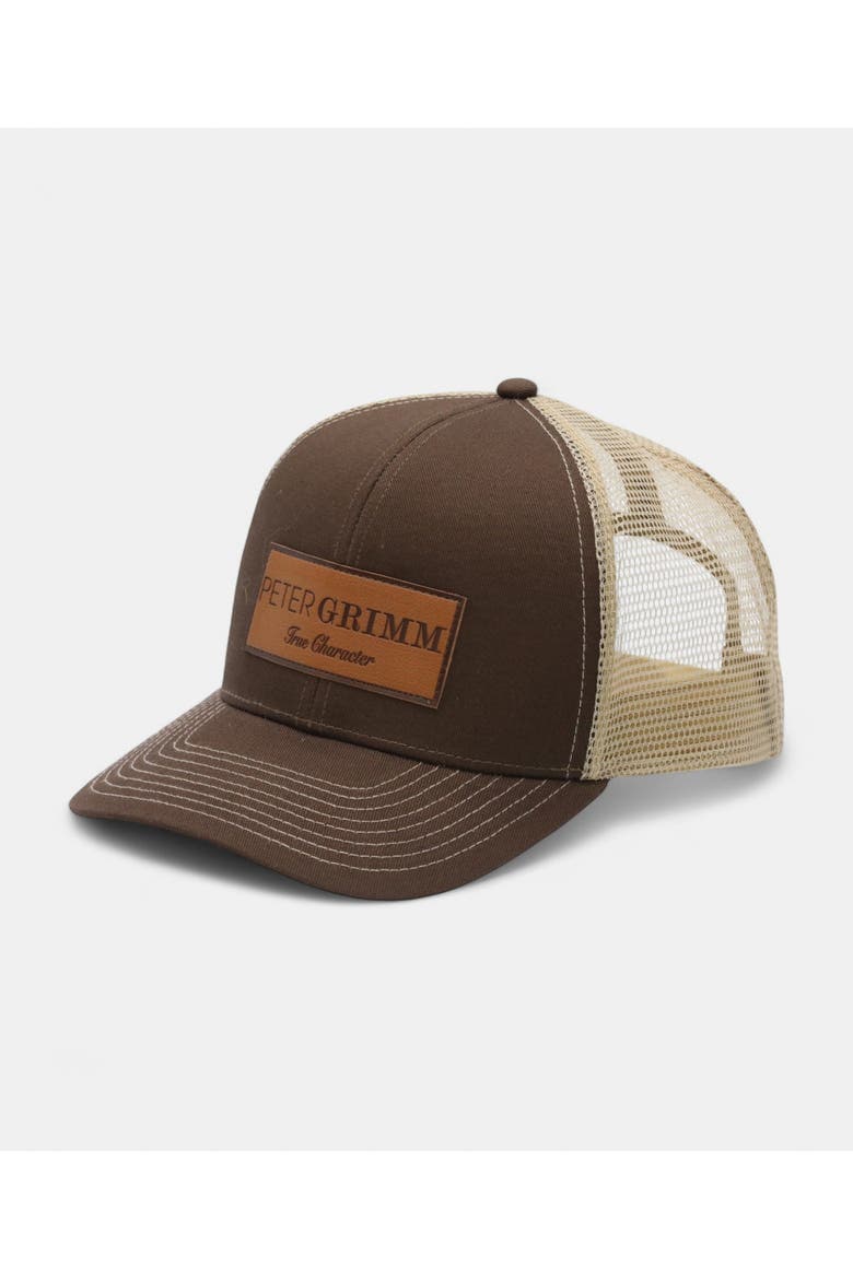 True Character Trucker Cap, Main, color, BROWN