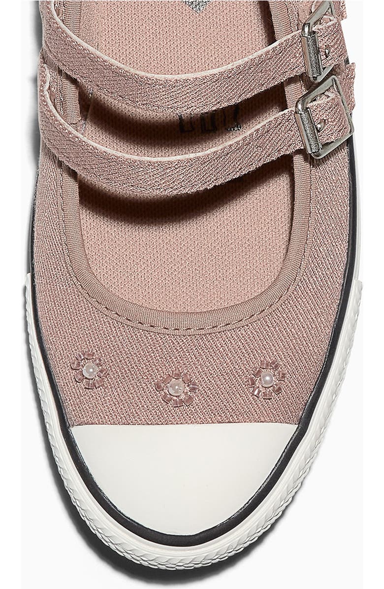Converse Chuck Taylor<sup>®</sup> All Star<sup>®</sup> Dainty Mary Jane Sneaker, Alternate, color, Dried Earth/ Egret/ Black