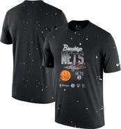 Nike Men's Nike Black Brooklyn Nets Courtside Splatter T-Shirt