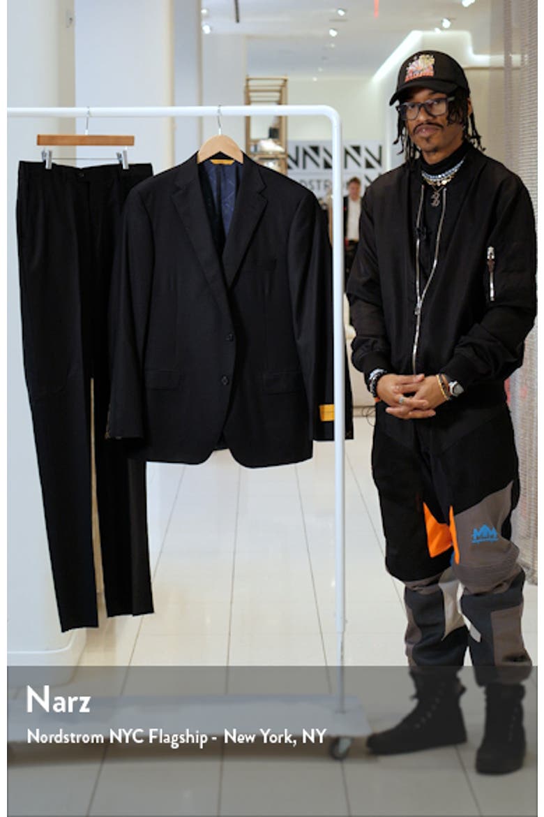 Infinity Classic Fit Solid Wool Suit video