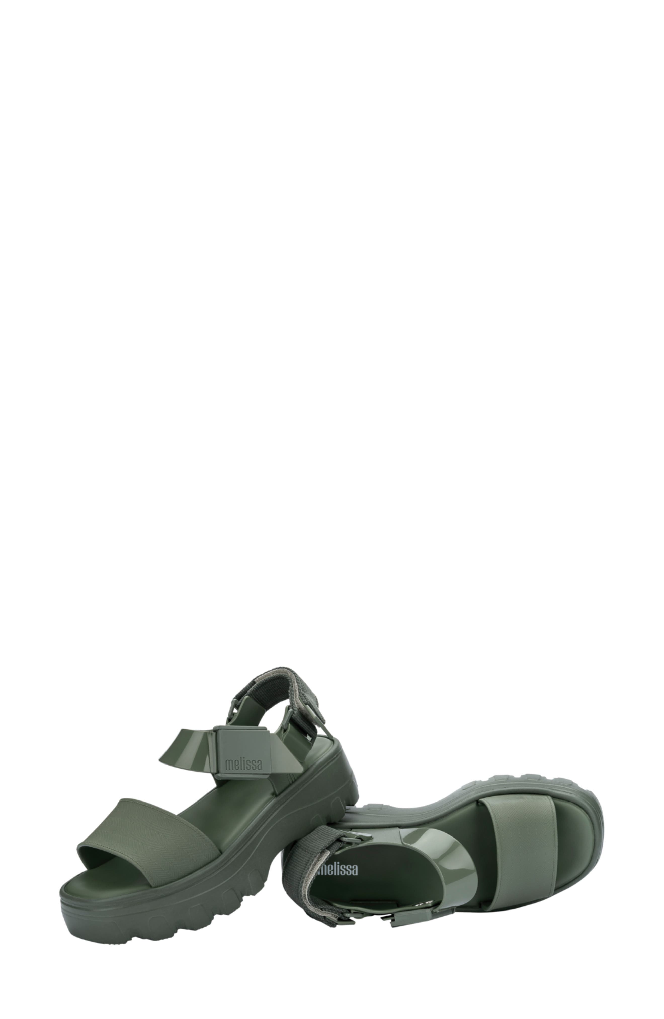 Kick Off Platform Sandal, Alternate, color, GREEN