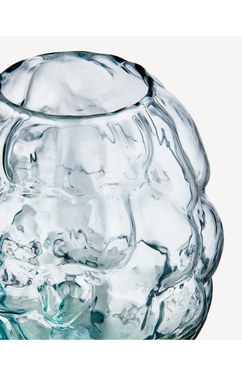 Kosta Boda Moss Circular Glass Vase, Alternate, color, Blue