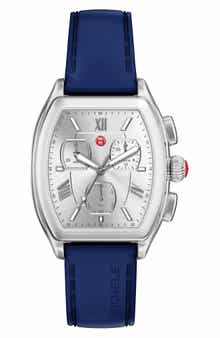 MICHELE Releve Sport Silicone Strap Watch, 35mm