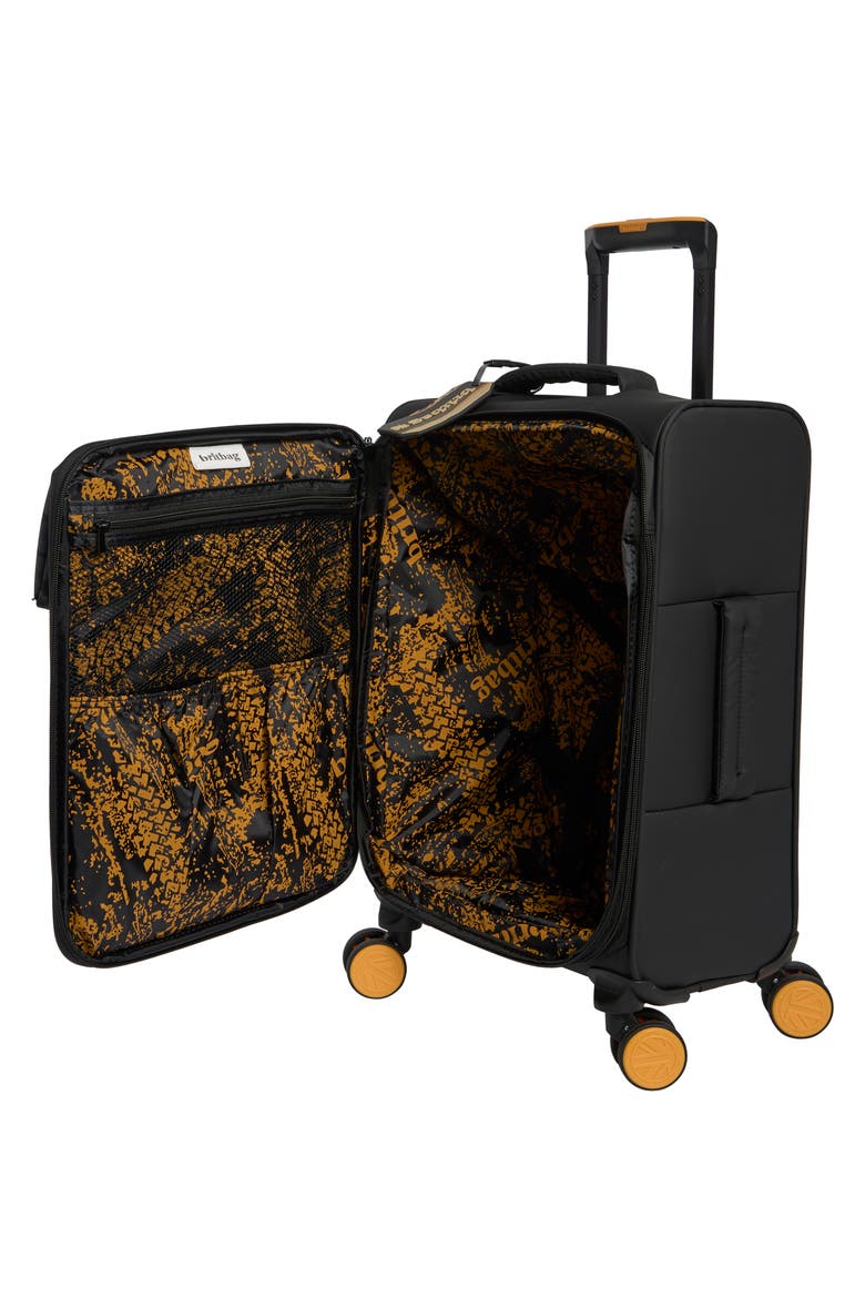 Sanday 20-Inch Spinner Luggage, Alternate, color, BLACK/ CAMOBLUE