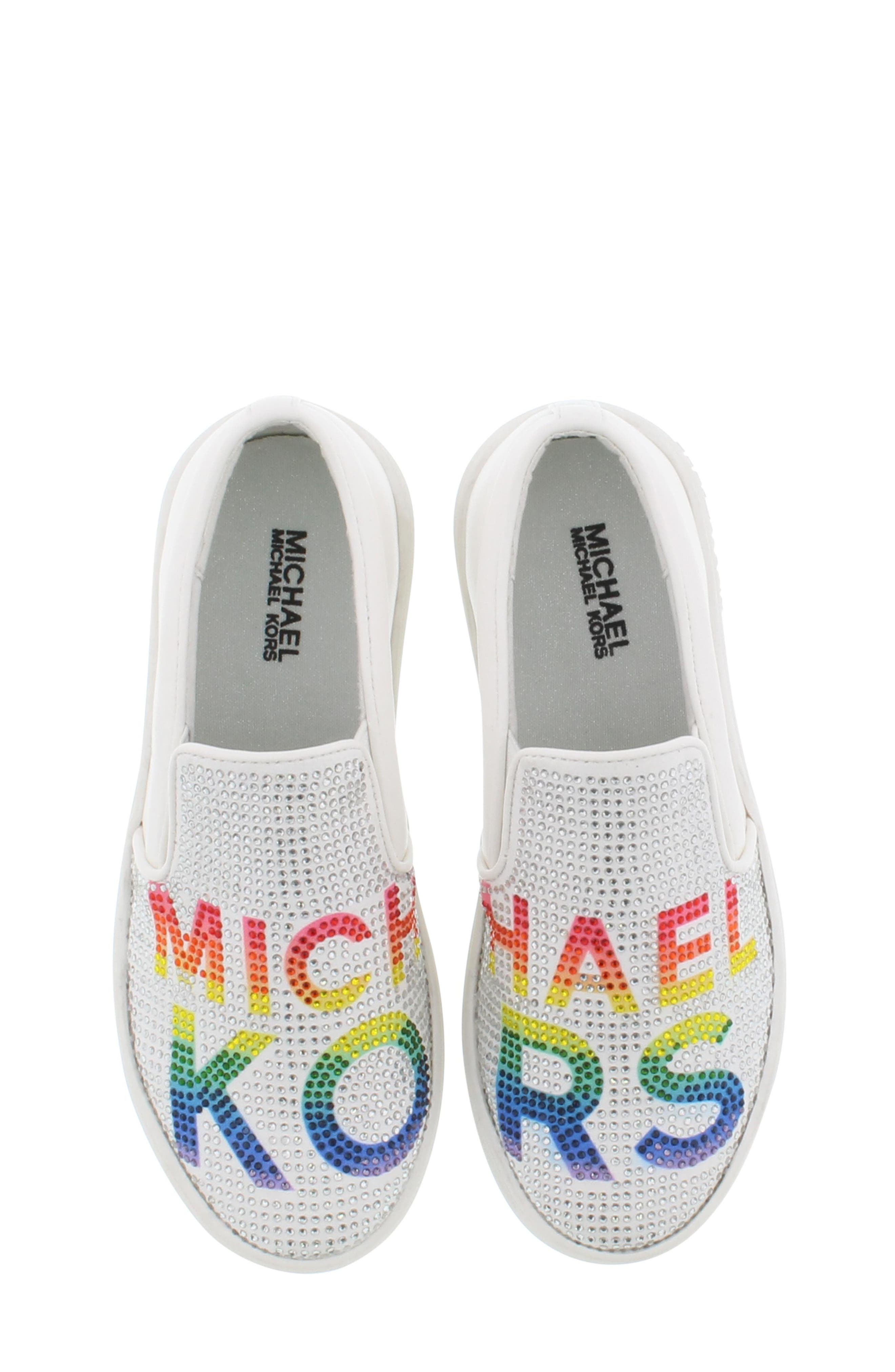 MICHAEL Michael Kors Jem Rainbow Split Slip-On Sneaker, Alternate, color, 