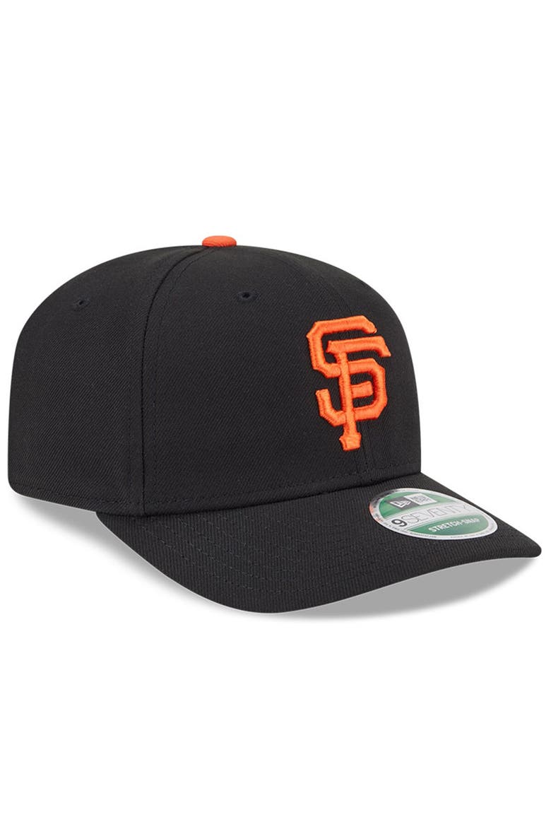 Men's New Era  Black San Francisco Giants Player Replica 9SEVENTY Adjustable Hat, Alternate, color, Black