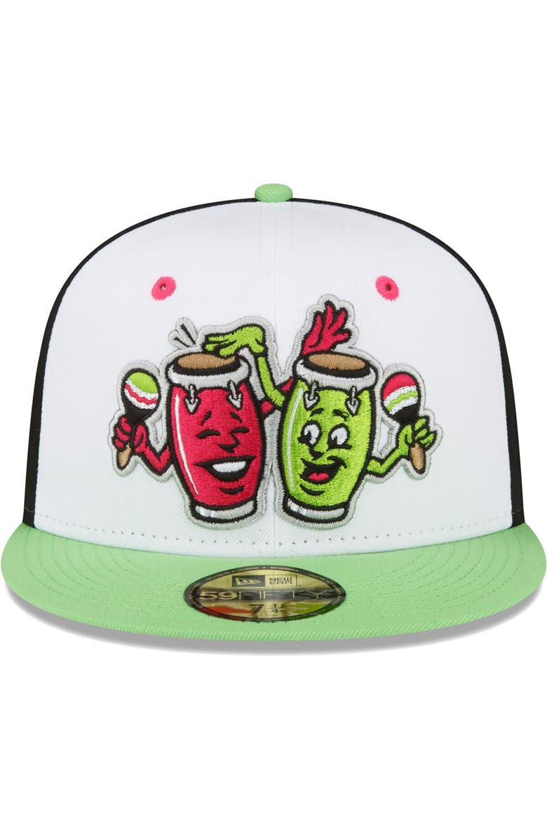 New Era Men's New Era White Daytona Tortugas Copa De La Diversion 59FIFTY Fitted Hat, Alternate, color, White