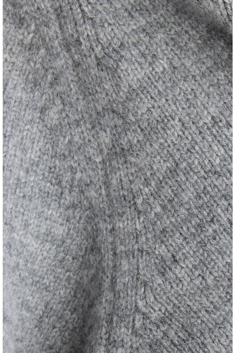 Twist Front Wool Sweater, Alternate, color, 1240 GREY