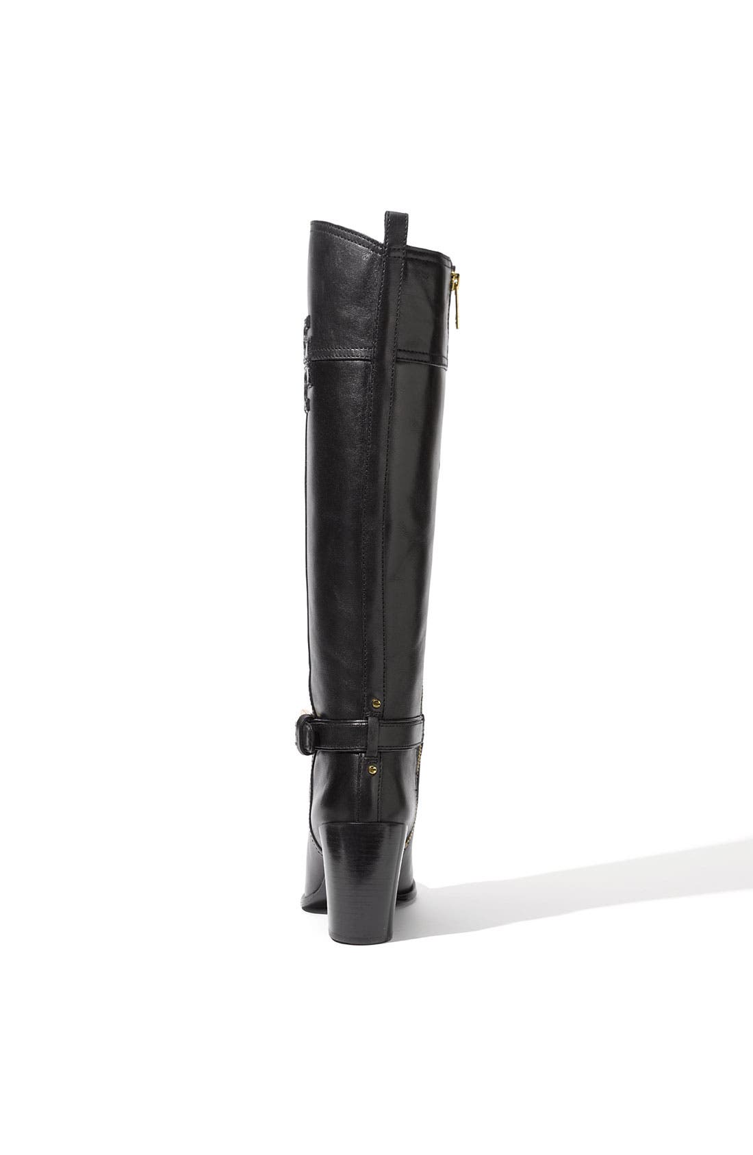 Tory Burch 'Blaire' Leather Boot, Alternate, color, 