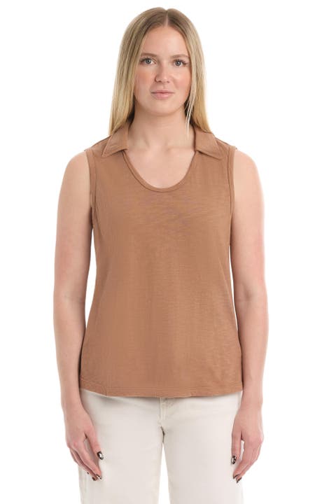 Polo Shell Top