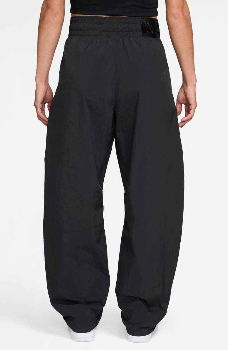 Nike High Waist Loose Barrel Leg Pants, Alternate, color, Black/ Black/ Black