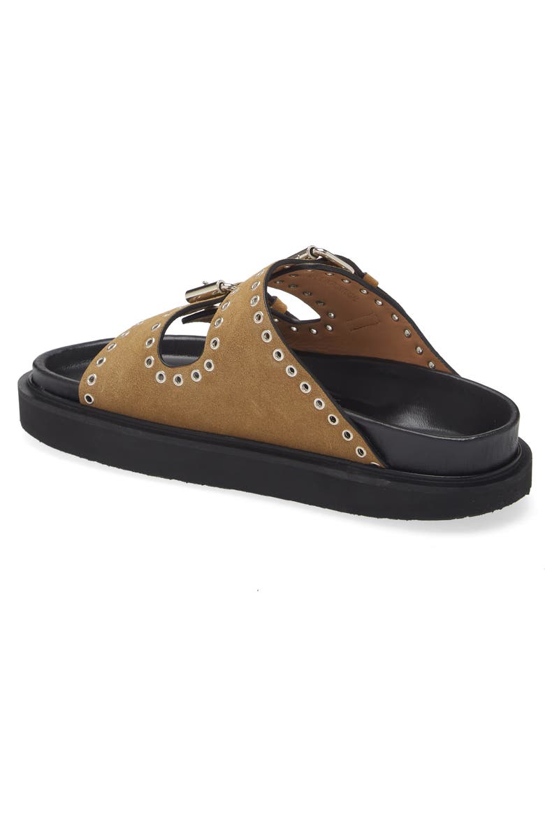 Isabel Marant Lennya Studded Slide Sandal, Alternate, color,