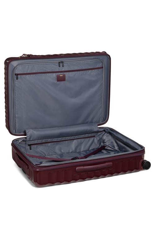 Tumi 30-inch 19 Degree Extended Trip Expandable 4-wheel Packing Case In Burgundy