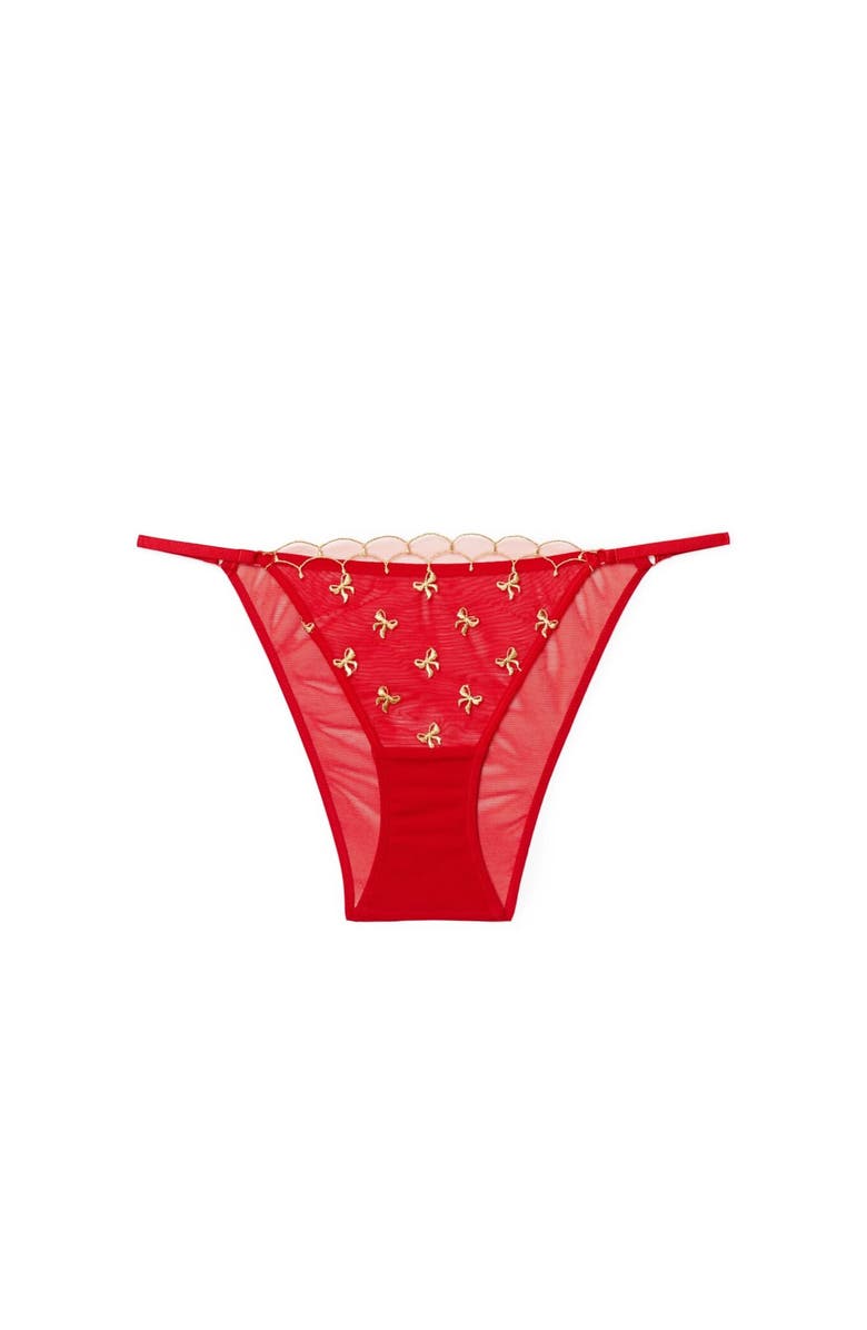 Adore Me Bettie Brazilian Panties, Main, color, Dark Red
