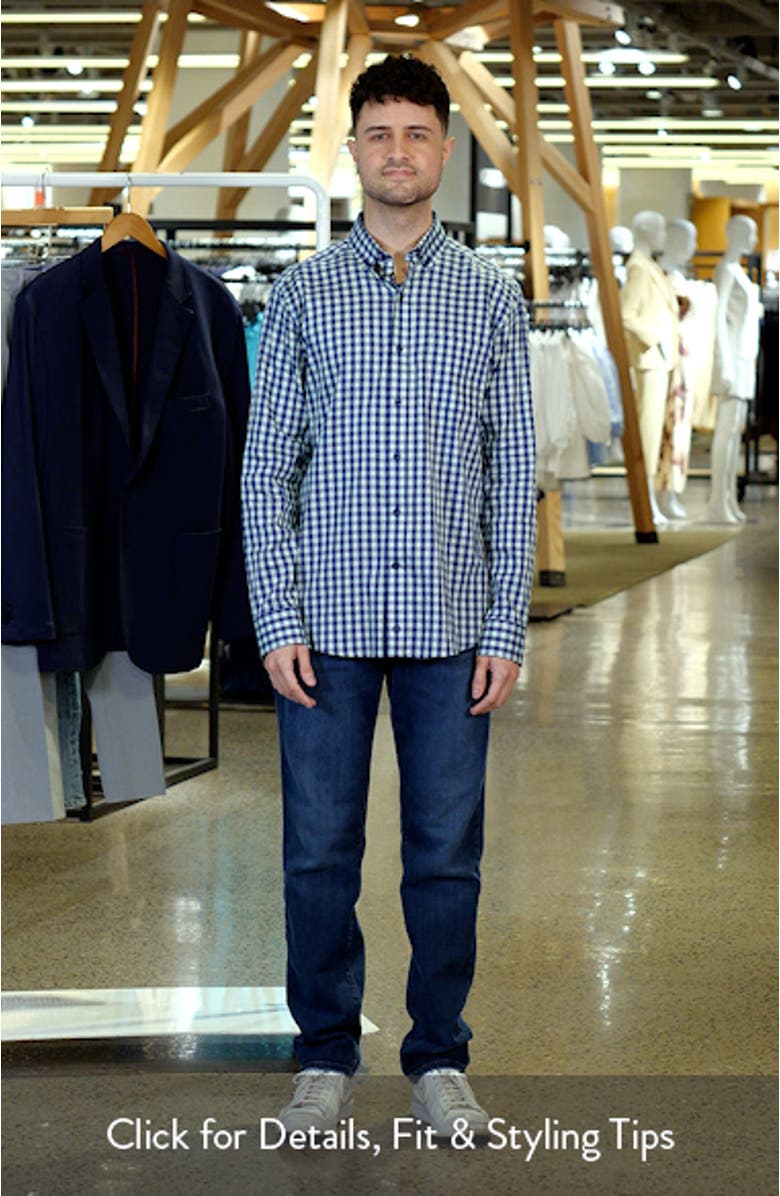 XC4<sup>®</sup> Two-Tone Gingham Performance Button-Down Shirt, sales video thumbnail