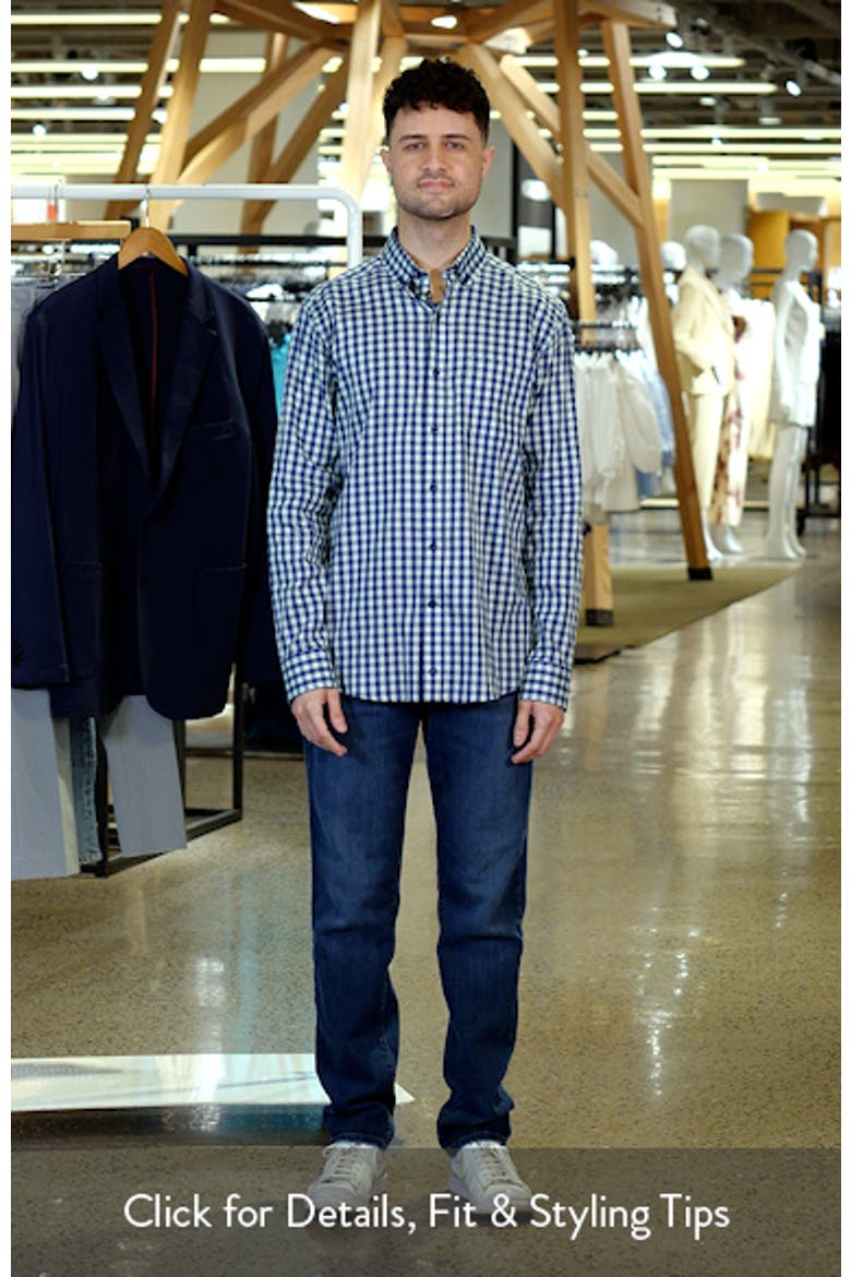 XC4® Two-Tone Gingham Performance Button-Down Shirt video
